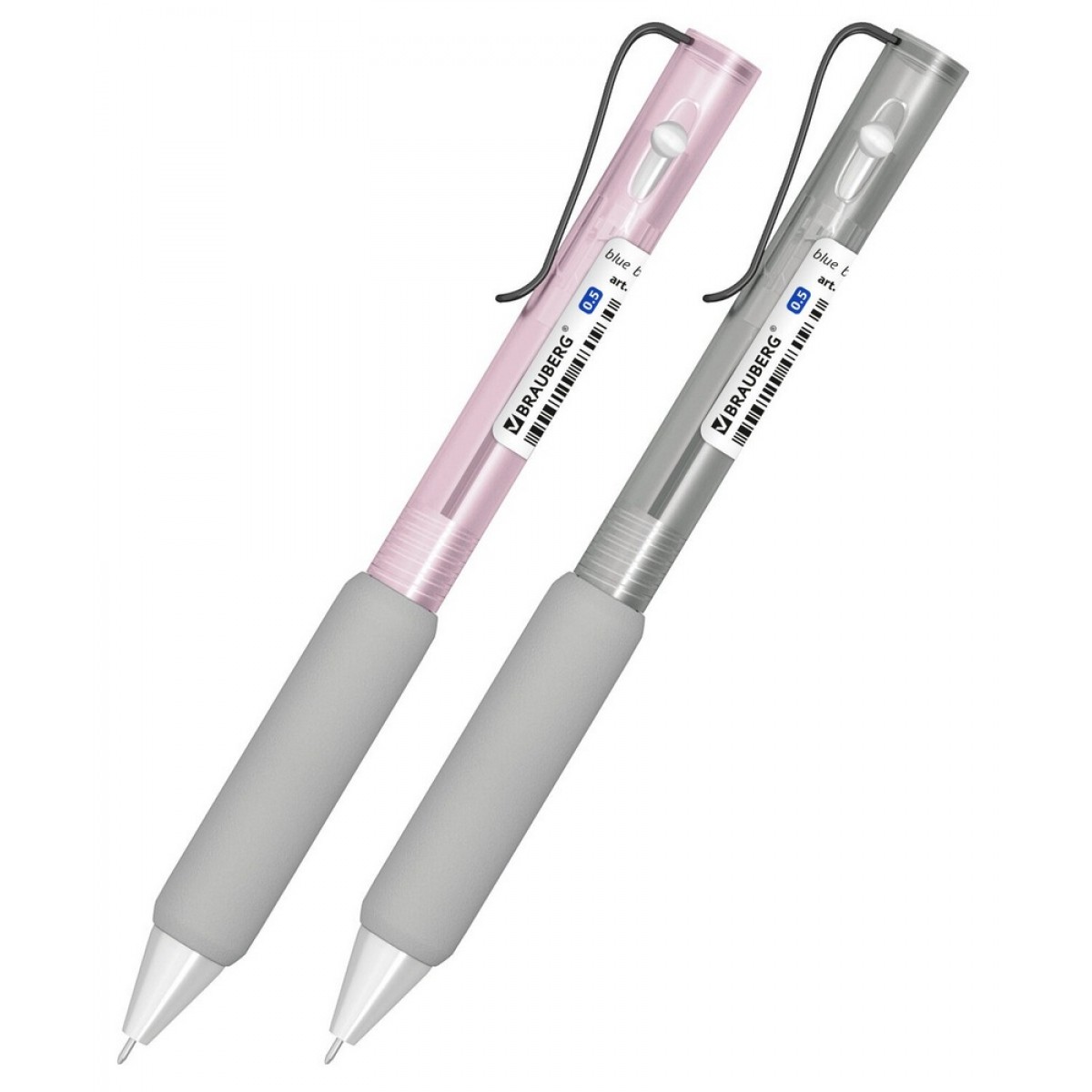 Ручка шариковая автоматическая BRAUBERG, СИНЯЯ, 0,5мм,