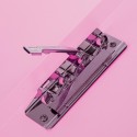 Папка с зажимом Attache Neon А4, плотность 500мкм, розовый