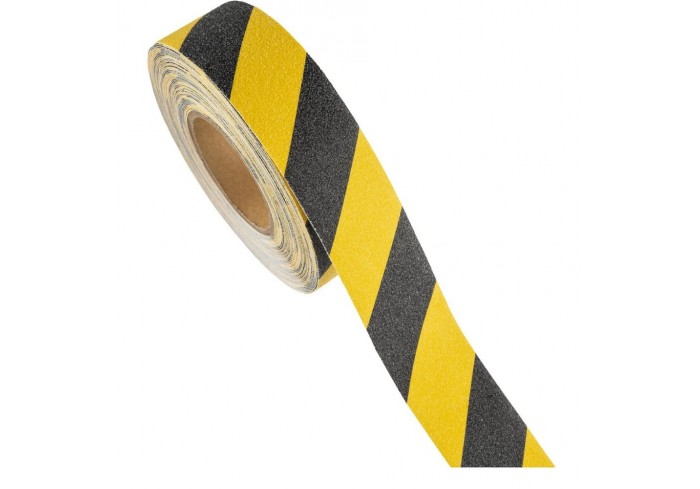 Лента противоскользящая, Basic, 50мм х 18,3м желто-черный, Германия