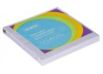 Бумага для заметок с клеев.краем 76х76 пастел.фиолетовый 100л ATTACHE Bright colours