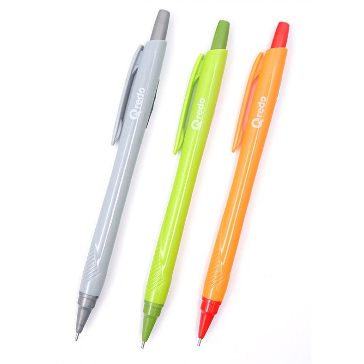 Карандаш механический 0,5мм QREDO HB, с ластиком, металлич. наконечник, цвет корпуса в ассортименте