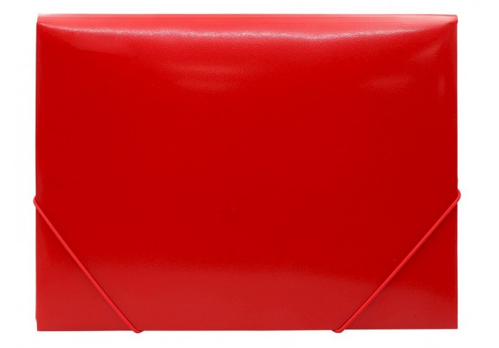 Папка на резинке Workmate А4, 500 мкм, красная