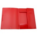 Папка на резинке Workmate А4, 500 мкм, красная