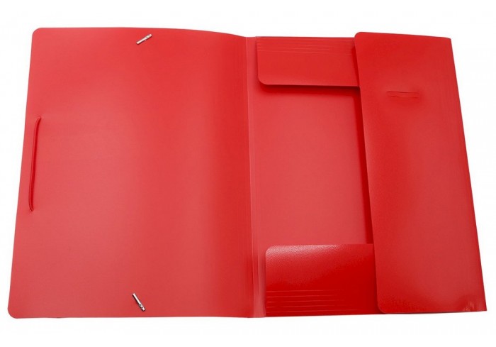 Папка на резинке Workmate А4, 500 мкм, красная
