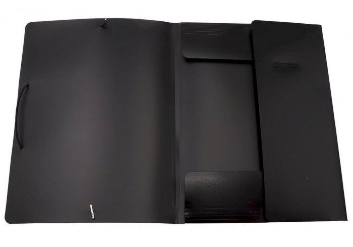 Папка на резинке Workmate А4, 500 мкм, черная