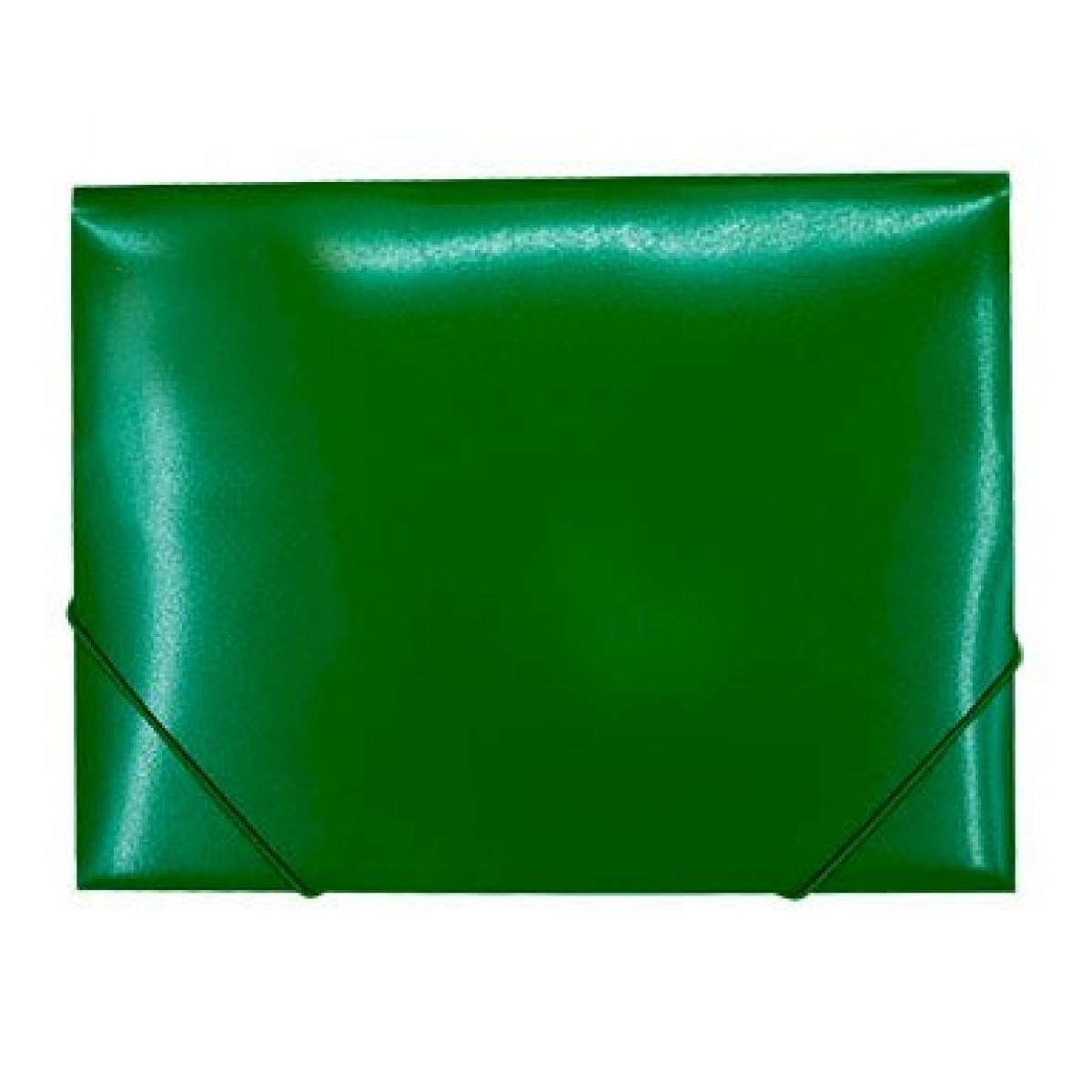 Папка на резинке Workmate А4, 500 мкм, зеленая