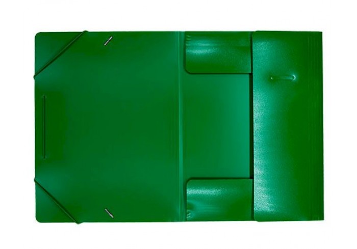 Папка на резинке Workmate А4, 500 мкм, зеленая