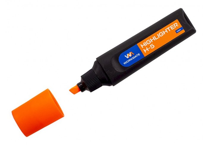 Текстовыделитель Workmate H-5 оранжевый, 1-4 мм