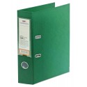 Папка-регистратор Workmate 75 мм, ПП двусторонний, зеленая, с металлической окантовкой, в разборе