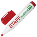 Маркер стираемый для белой доски КРАСНЫЙ, STAFF 