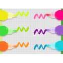 Набор текстовыделителей 6 НЕОНОВЫХ ЦВЕТОВ, STAFF 