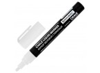 Маркер меловой CHALK LIQUID MARKER, БЕЛЫЙ, 3 мм, стираемый, BRAUBERG 
