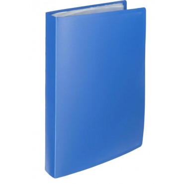 Папка на 100 вкладышей (файлов) Attache Economy Элементари А4 800мкм син