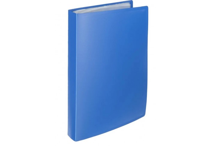 Папка на 100 вкладышей (файлов) Attache Economy Элементари А4 800мкм син