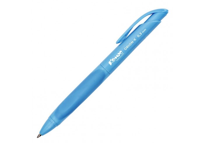 Ручка шариковая автомат. Комус Orion-X 0,3мм син,манж,KB179800