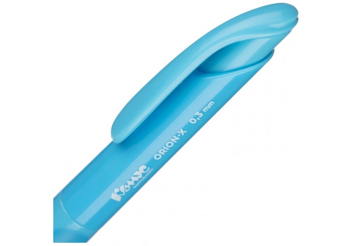 Ручка шариковая автомат. Комус Orion-X 0,3мм син,манж,KB179800
