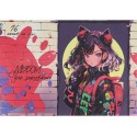 Альбом для рисования А4 16л. ДЕВУШКА И КРАСКИ на скрепке,обложка-офсет, блок-офсет