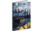 Записная книга-тетрадь А4 160л. клетка, ИДЕАЛЬНЫЙ ОФИС-6  (перепл. 7БЦ, глянц.ламинация)