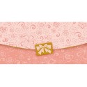 Конверт для денег Без названия, нежно-розовый,  8,5х17см,  54201