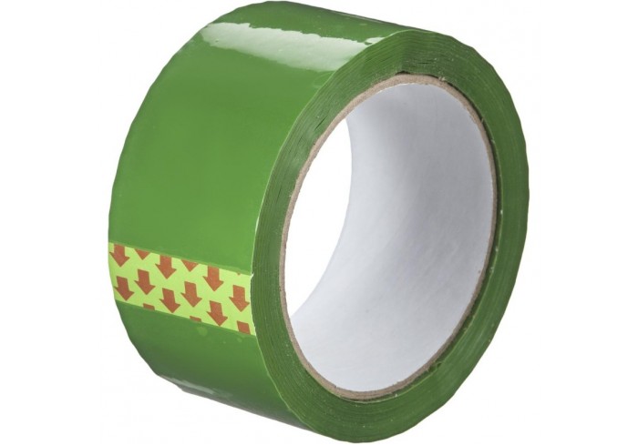 Клейкая лента 48ммх66мх45мкм зеленый