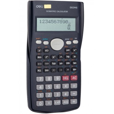 Калькулятор научный Deli ED82MS темно-синий 10+2-разр. 240 функций