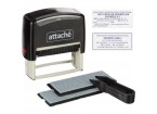 Штамп самонаборный Attache 6/8 стр. 70х32 с рамкой
