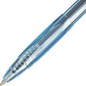 Ручка шариковая автомат. Attache Economy, 0,35мм, синий стержень, голуб.прозрачный корпус