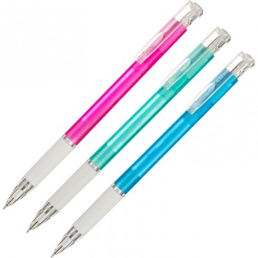 Ручка шариковая автомат. Attache Elixir, с манжеткой, 0,35мм, синяя, ассорти, 107мм