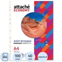 Папка-вкладыш (файлы) А4, 40мкм, рифленые100 шт/уп,