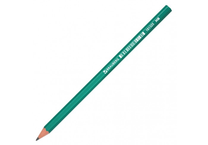 Карандаш чернографитный BRAUBERG, 1 шт., 