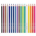 Карандаши цветные BRAUBERG PREMIUM, 18 цветов, шестигранные, грифель 3,3 мм, натуральное дерево,