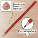 Карандаши цветные BRAUBERG KIDS NEW, 24 цвета, трехгранные, грифель 3 мм