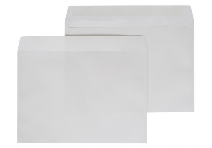 Конверт С4 ECOPOST белый стрип 229х324 без зап. 80г бел.92-100%