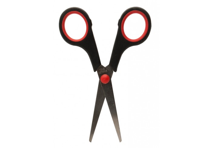 Ножницы Buro Smart универсальные 140мм ручки с резиновой вставкой