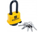 Замок навесной всепогод_УЗК Булат ВС 0330-01 (41xd=5) сталь желтый (5кл)