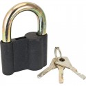 Замок навесной УЗК Стандарт AL-770 Европакет (63мм x d дужки 11,5) алюм.сплав, черн (3 ключа)