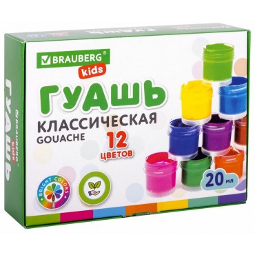 Гуашь BRAUBERG KIDS 