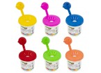 Стакан-непроливайка с крышкой BRAUBERG KIDS, ассорти,