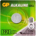 Батарейка GP Alkaline (отрывной блок), 192 (G3, LR41), алкалиновая, 1 шт., блистер