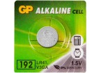 Батарейка GP Alkaline (отрывной блок), 192 (G3, LR41), алкалиновая, 1 шт., блистер