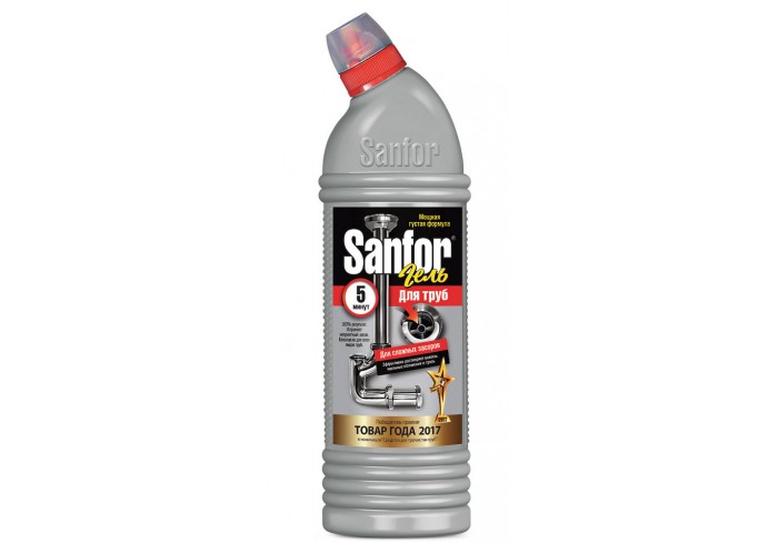 Средство для прочистки канализационных труб 1 кг, SANFOR (Санфор),