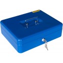 Ящик для денег 90x300x240 синий сталь 1.66кг Silwerhof Daily