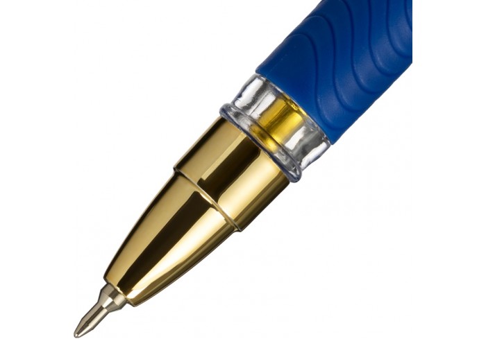 Ручка шариковая BrunoVisconti  CRYSTALWRITE, син,038мм, игольчатая, 140мм