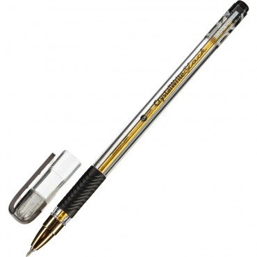 Ручка шариковая BrunoVisconti неавтомат. CRYSTALWRITE, черный стержень 0,38мм, 1000м, мягкое письмо