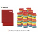 Салфетка хозяйственная антижир Dora 17х15см микрофибра