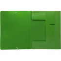 Папка на резинке A4 пластик 500мкр, корешок 15мм зеленый Silwerhof Eco SE-PR04GRN
