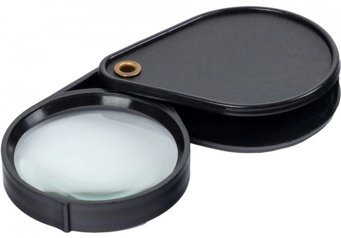 Лупа складная d=50мм x6 черный коробка Silwerhof Daily