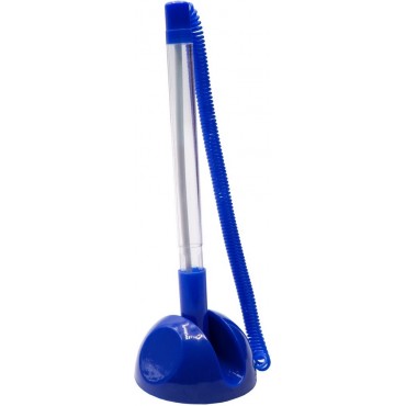 Ручка шариков. корп.синий d=0.7мм чернила син. индив. пак.ев. на подставке сменный стерж  Silwerhof