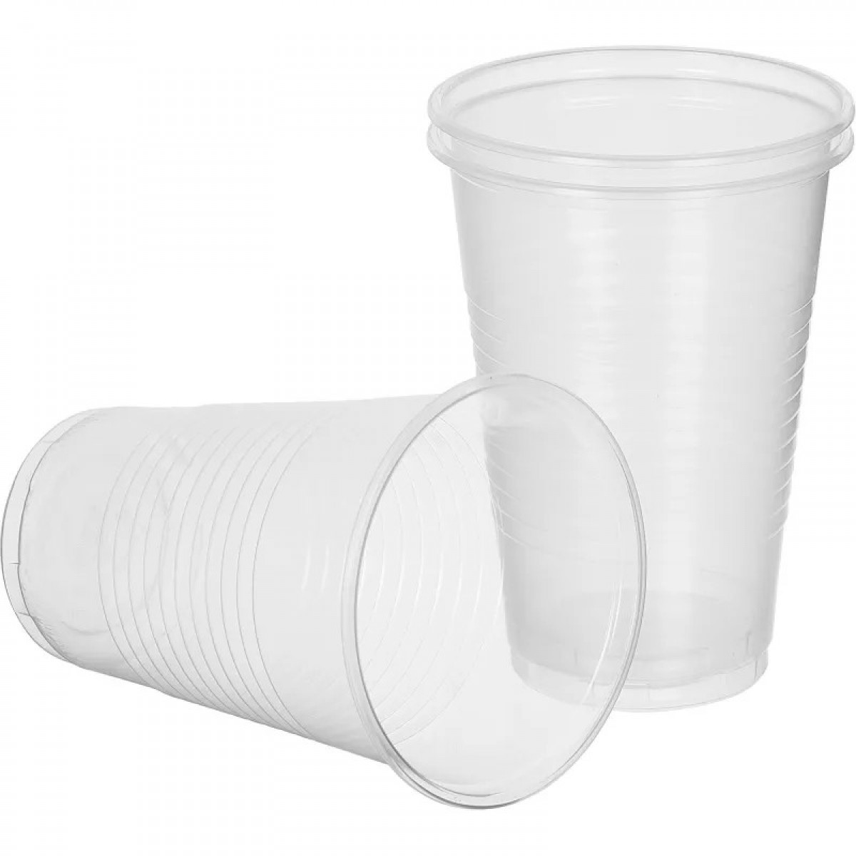 Стакан одноразовый 200 мл, по 100 шт., прозрачные, ПП