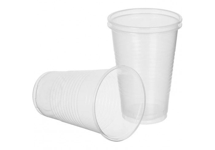 Стакан одноразовый 200 мл, по 100 шт., прозрачные, ПП
